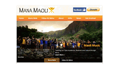 Desktop Screenshot of manamaoli.org